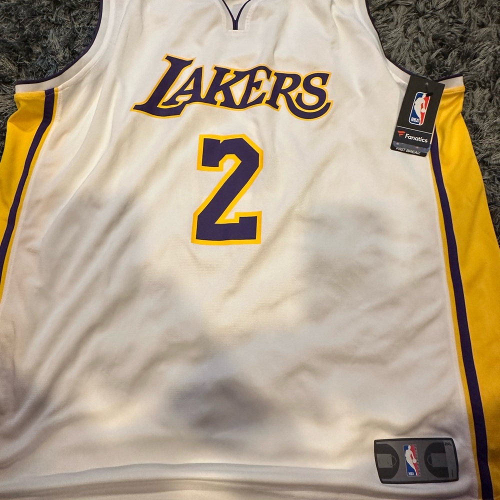 Fanatics White and Yellow Sports Jersey